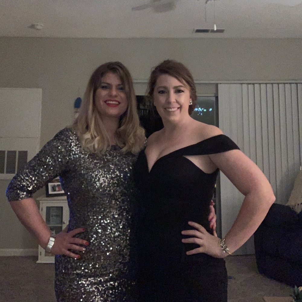 Grey/Silver Sequin Lauren Conrad Dress